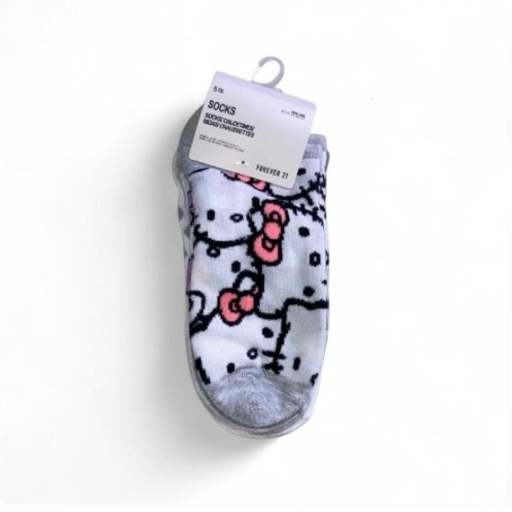 Hello Kitty Print Ankle Socks - 5 Pack